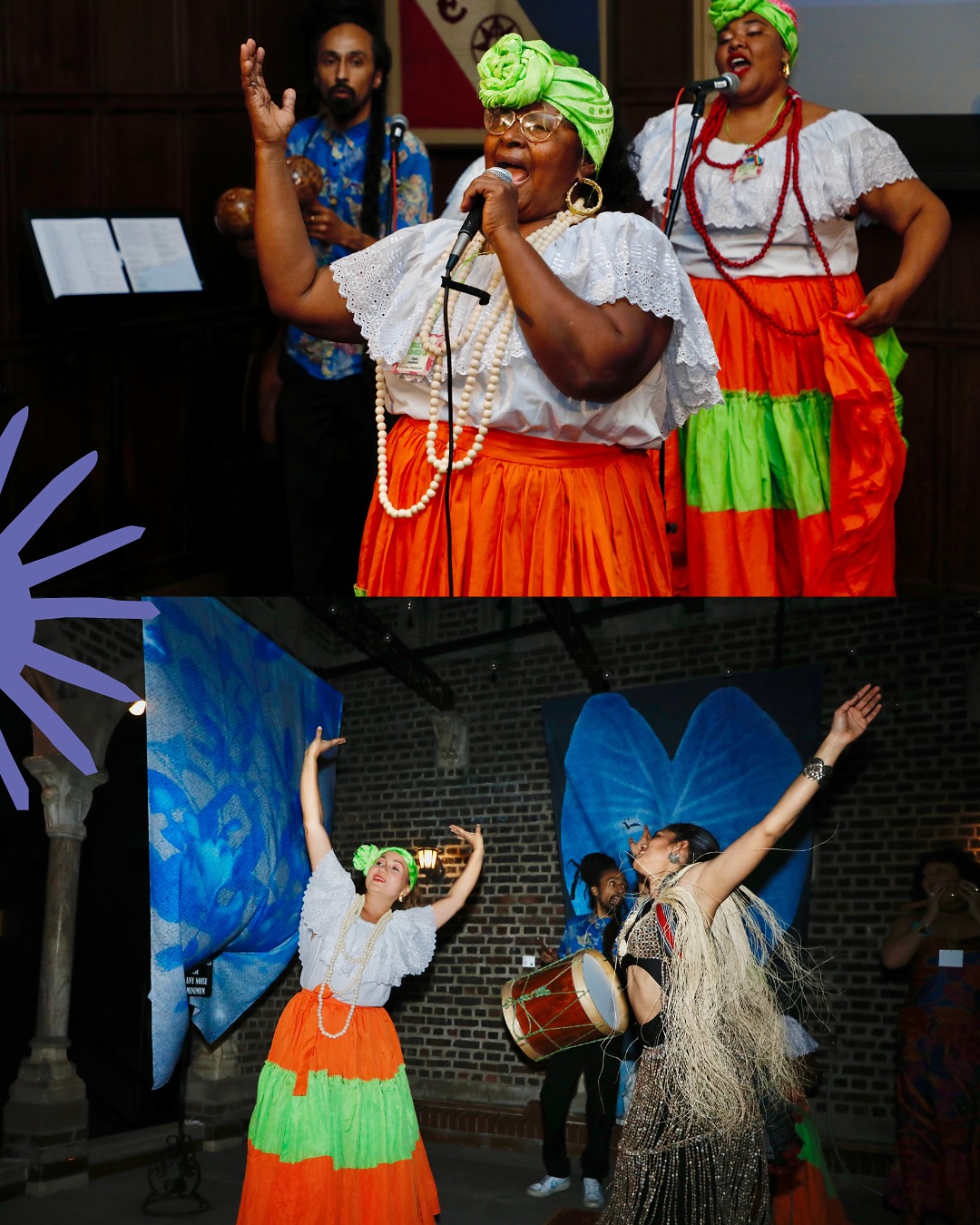 Tambacum performing at Selva y Memoria en Nueva York